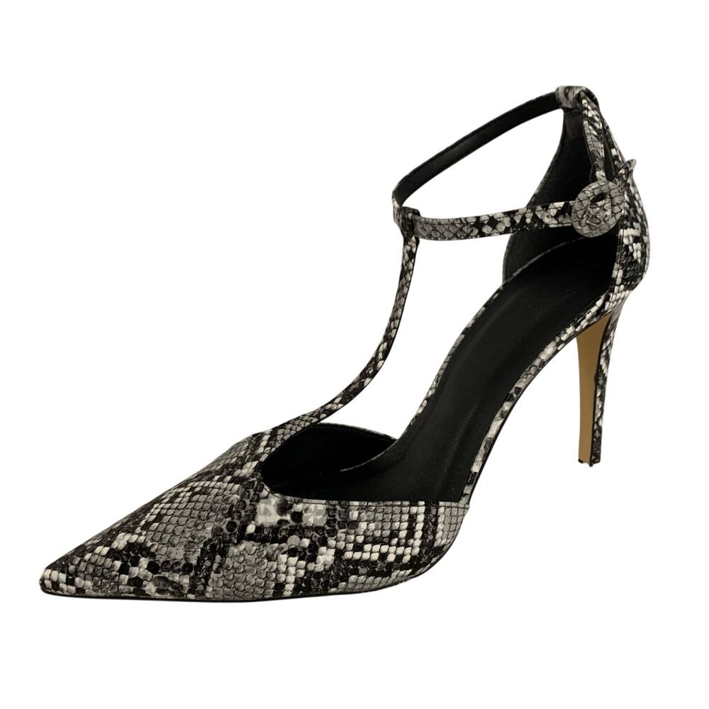 Werner Women's Animal Print Strappy Heels Size 10